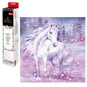 Набор для творчества. Алмазная мозаика "Сказка о Единороге", 30 х 30 см