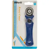 Роликовый нож KW-Trio, 28 мм, синий