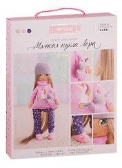 Набор для шитья Интерьерная кукла «Лора»,  18*22,5*2,5см 3548678