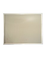 Рама 50*60 деревянная, цв. белый с золотом, со стеклом, Двуреченский