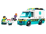 60451 Конструктор детский LEGO City Машина Скорой помощи, 184 деталей, возраст 5+