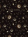 Книга для записей А5 160 страниц тчк. "Bullet Journal (эзотерический темный)" с наклейками