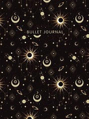 Книга для записей «Bullet Journal. Эзотерический темный», А5, 80 листов, в точку, Эксмо