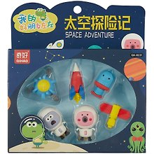 Ластик-пазл «Space Adventure», набор