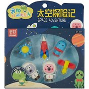 Набор Ластики пазлы Space Adventure (коробка) (17х10,5 )