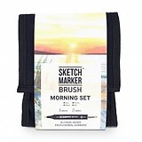 Набор маркеров SKETCHMARKER BRUSH Morning Set 12шт утро + сумка органайзер