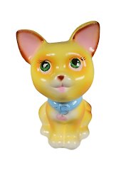 Копилка керамика Котик Гаврик желтый (14х15х22) (1148372)