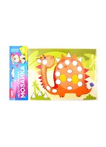 Км-006 Увлекательная мозаика Динозаврик (4+) (набор для творч.) (упаковка) (LORI)
