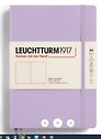 Книга для записей A5, 125 листов, нелинованная "Smooth Colours", твердая обложка, цвет сиреневая, Leuchtturm1917