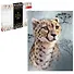 Набор для творчества. Алмазная мозаика на подрамнике "Бесстрашный гепард", 30 х 40 см - 0