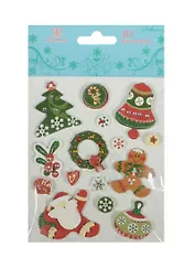 Бумажные 3D стикеры для ручного творчества (X3D-19) (Рукоделие) (упаковка)