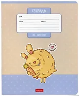 Тетрадь в линейку Hatber, Freaky friends, 12 листов, в ассортименте