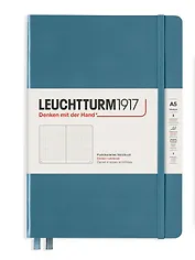 Книга для записей A5 125л тчк. "Classic" тв.обл., синий камень, Leuchtturm1917