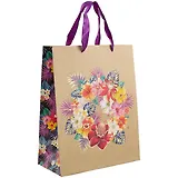 Подарочный пакет «Flowers green», А4