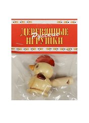 Свистульки деревянные неокрашенные Животные (в асс.) (РДИ541) (Анданте) (3+)