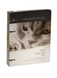 Тетрадь на кольцах «Cats and dogs» 120 листов в клетку, сменный блок - Infolio