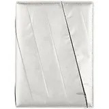 Записная книжка, синтетическая бумага, серебряная, 120 листов, А5+