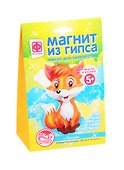 Набор для творчества ТМ Фантазер Магнит из гипса Лесные жители Лисичка 707533 - 0