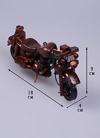 Модель Мотобайк (18х4х9см) (дерево) (7097003/4)