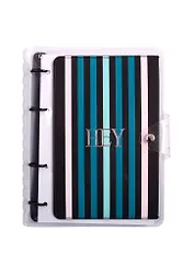 Тетрадь на кольцах в клетку InFolio, "Pocket. Полосы", 120 листов