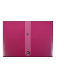 Папка -конверт А4 на кнопке, бордовая, Herlitz