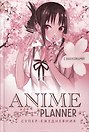 Ежеденевник недат. А5 64л "Anime Planner (девочка в цветах)"с наклейками