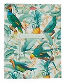 Папка-обложка для тетради со сменными блоками «Floral collection», 2 кольца, А5, глянцевая ламинированная - Hatber - 0