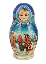Матрешка 5 предм., авторская №37, арт. С-238 (721)