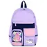 Рюкзак "Lazy cat" 1отд., 40*29*14см. сиреневый, с термонашивками - 0