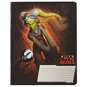 Тетрадь в линейку Star wars, 18 листов, в ассортименте