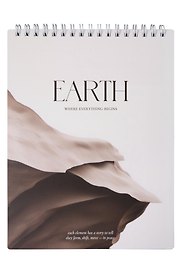 Блокнот в клетку "Elements", Земля, А5, 80 листов, спираль