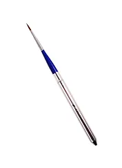 Кисть синтетика круглая №2, имитация колонка, футляр