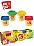 Масса для лепки Joy Doh, набор из 4 баночек с тестом, (4 х 112 г) - 1