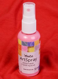 ArtSpray Акриловая спрей-краска Розовый Свет (ST3) (флакон) (50мл) (WizzArt)