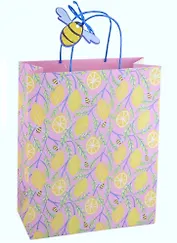 Пакет А4 26*32*12 "Лимонная роща" жен., бум., мат.ламинация