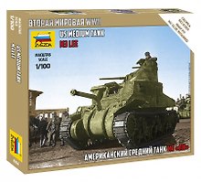 Сборная модель «Американский средний танк Ли МЗ», ZVEZDA (6264)