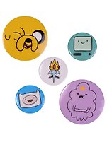 Набор значков "Adventure time. Сумасшедшая вселенная" (5 шт.)