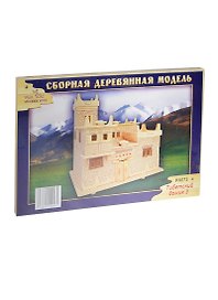 Тибетский домик 3 (PH073) (6/20) (сборная деревянная модель)