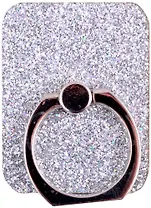 Держатель-кольцо для телефона Глиттер (прямоугольный) (металл) (коробка) (12-17727-5545)