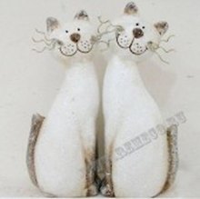 Фигурка декоративная Кошка (137991) (14см) (2 вида)