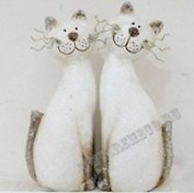 Фигурка декоративная Кошка (137991) (14см) (2 вида)
