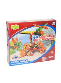 3D Мягкий конструктор Насекомые (BEB0706-013) (16 моделей) (162 дет.) (Bebelot) (3+)