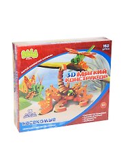 3D Мягкий конструктор Насекомые (BEB0706-013) (16 моделей) (162 дет.) (Bebelot) (3+)