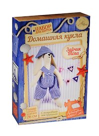 Набор для шитья Домашняя кукла Зайчик Тепа (1164371) (26см) (Лавандовые сны) (коробка)