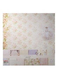 ХОББИ И ТЫ Набор бумаги для скрапбукинга 30,5*30,5см 190 гр/м, Джульетта, 13 л