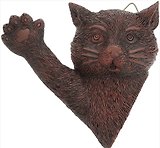 Декоративное настенное украшение Кот (15х11см) (41319)