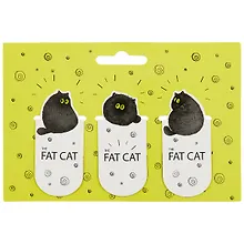 Магнитные закладки «Fat cat», 3 штуки