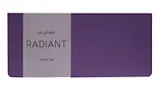 Планинг дат. 2025г. 64л "Radiant" фиолетовый, настольный, иск.кожа, интегр.переплет, термотиснение, покрытие Soft Touch, тонир.блок, ляссе, инд.уп