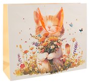Пакет А3+ 40*50*15 "Котик" жен., бум.мат.ламинат