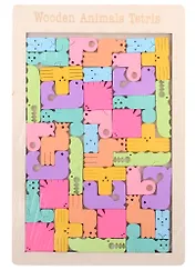 Головоломка «Тетрис с животными» 40 фигур